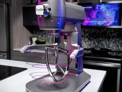 The GE Profile Smart Mixer with Auto Sense actively monitors changes in texture and viscosity to optimize mixing performance