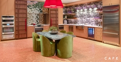 CAFÉ Earthen Essence Kitchen Virtual Backdrop