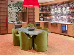 CAFÉ Earthen Essence Kitchen Virtual Backdrop
