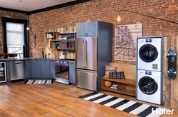 Haier LoDo Loft Kitchen Virtual Backdrop