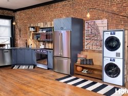 Haier LoDo Loft Kitchen Virtual Backdrop