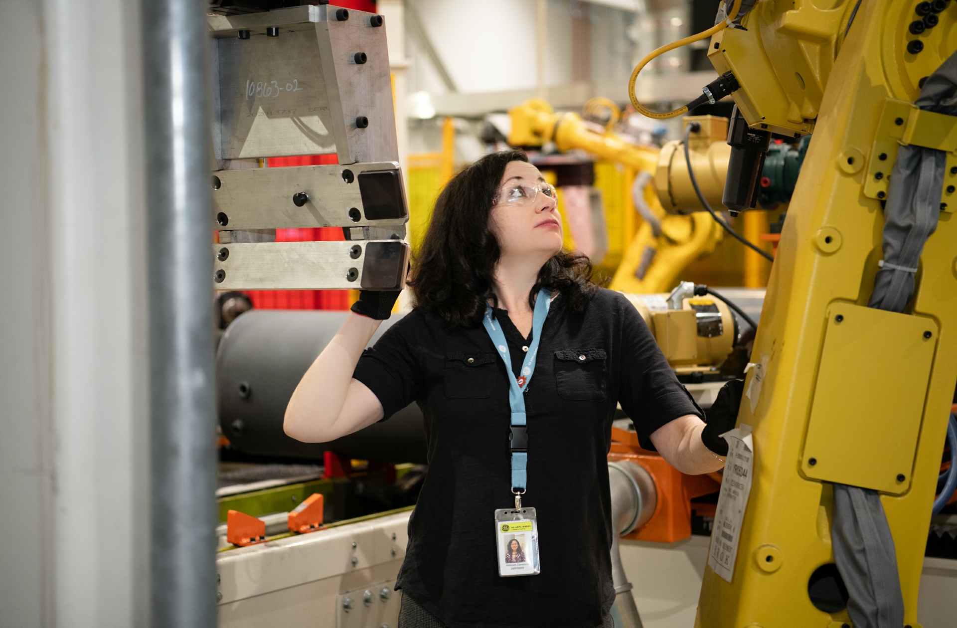 Halimah Cleveland GE Appliances Camden Plant Operations Manager started as an operator in manufacturing at age 18. Twenty-three years later the mother of three has three degrees has work