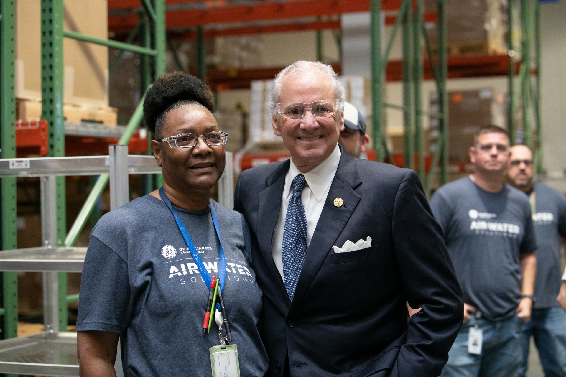 Gov. Henry McMaster at GE Appliances water heating plant
