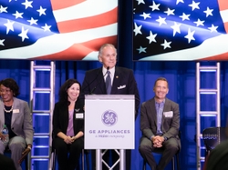 Gov. Henry McMaster joined GEA CEO Kevin Nolan and other local leaders to celebrate the opening of the Camden water heating plant