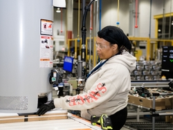 Water heater production in Camden SC