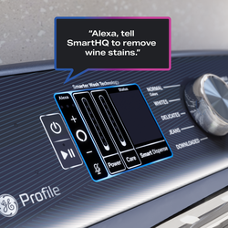 The New GE Profile Top Load 950 Series Offers Alexa Built In that Recognizes Thousands of Stain and Fabric Utterances