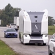 The Einride autonomous pod was tested for the first time in in the U.S. Oct. 2021 on private roads between the five manufacturing facilities at GE Appliances headquarters in Louisville KY