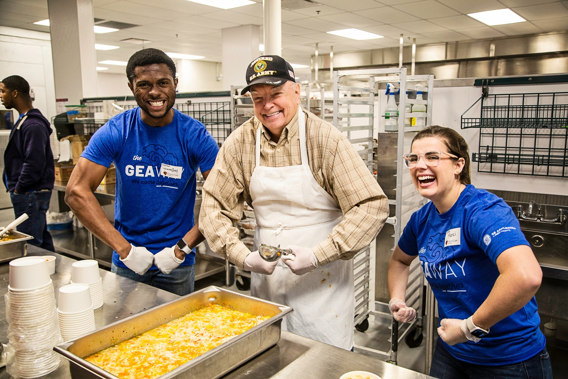 GE Appliances launched a yearlong volunteer commitment with hundreds of employees completing 11 projects in Louisville, and other plant communities, activities in 20 states and coordinated efforts in India and South Korea.  