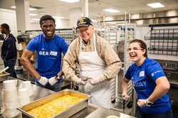 GE Appliances launched a yearlong volunteer commitment with hundreds of employees completing 11 projects in Louisville, and other plant communities, activities in 20 states and coordinated efforts in India and South Korea.  