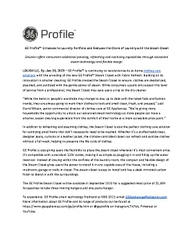 GE Profile Enhances Its Laundry Portfolio and Reduces the Chore of Laundry with the Steam Closet  