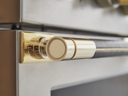 Monogram Designer Collection x Richard Anuszkiewicz Brass Range Handle Detail.