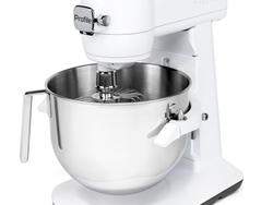 The GE Profile Smart Mixer with Auto Sense in Stone White