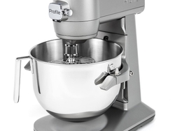 The GE Profile Smart Mixer with Auto Sense in Mineral Silver