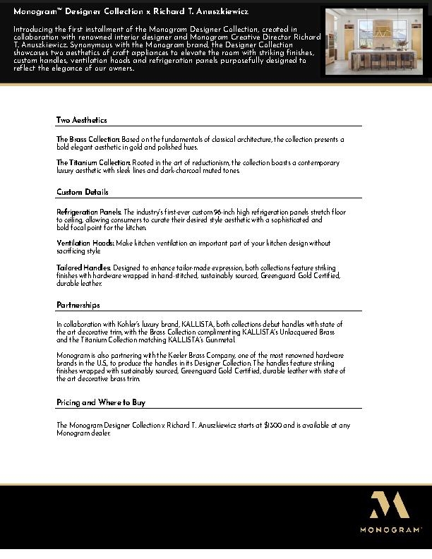 Monogram Designer Collection x Richard Anuszkiewicz Fact Sheet | GE ...