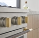 Monogram is partnering with the Keeler Brass Company, one of the most renowned hardware brands in the U.S., to produce the handles in its Designer Collection.