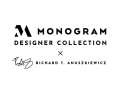 Monogram Designer Collection x Richard Anuszkiewicz Logo Monogram Designer Collection x Richard Anuszkiewicz Logo