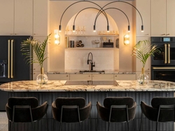 New CAFÉ Brushed Brass Hardware on Matte Black Appliances New CAFÉ Brushed Brass Hardware on Matte Black Appliances