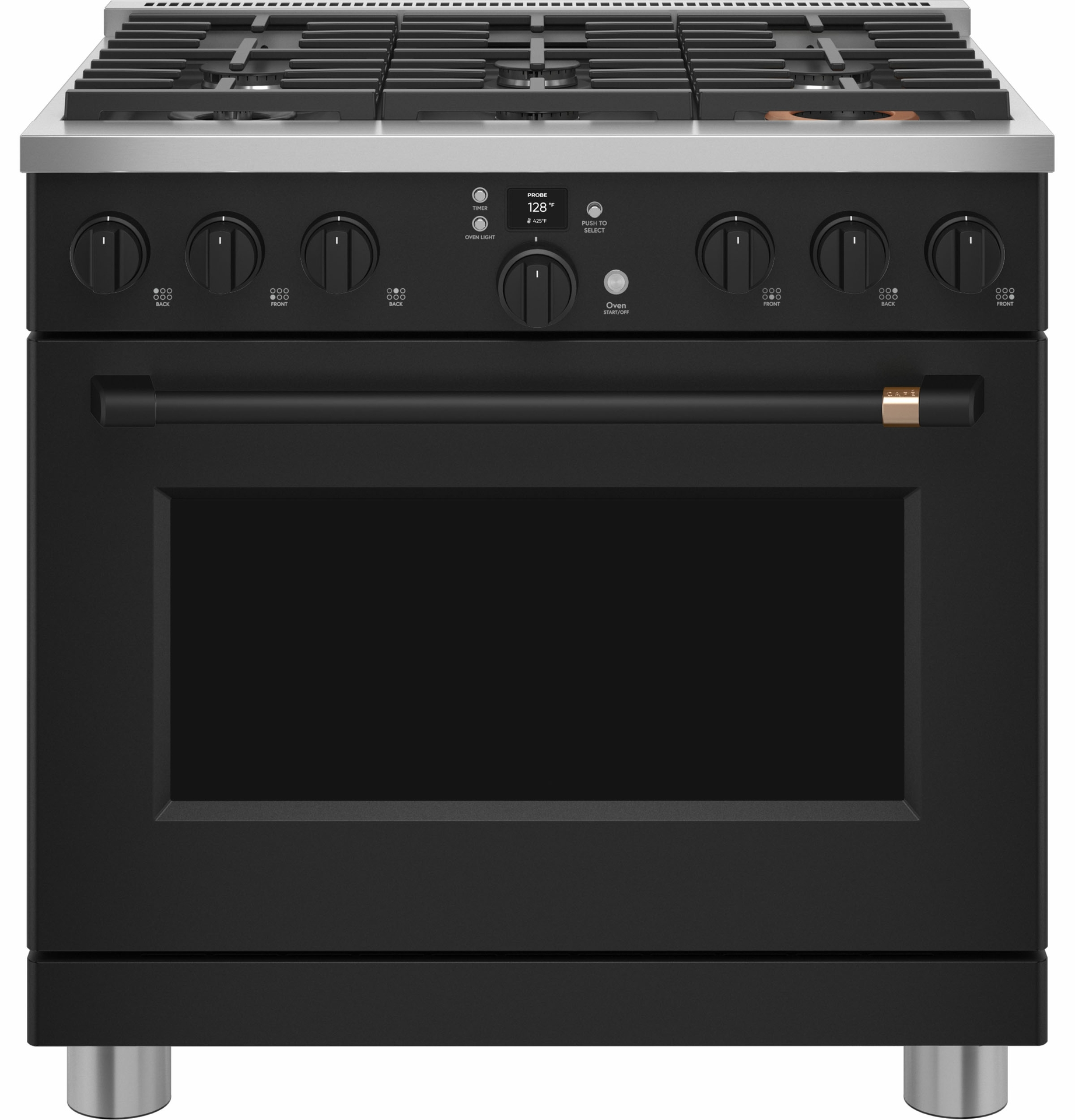 New CAFÉ Flat Black Hardware on Matte Black Range