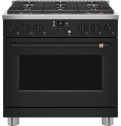New CAFÉ Flat Black Hardware on Matte Black Range