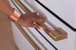 New CAFÉ Brushed Brass Hardware 