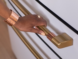 New CAFÉ Brushed Brass Hardware