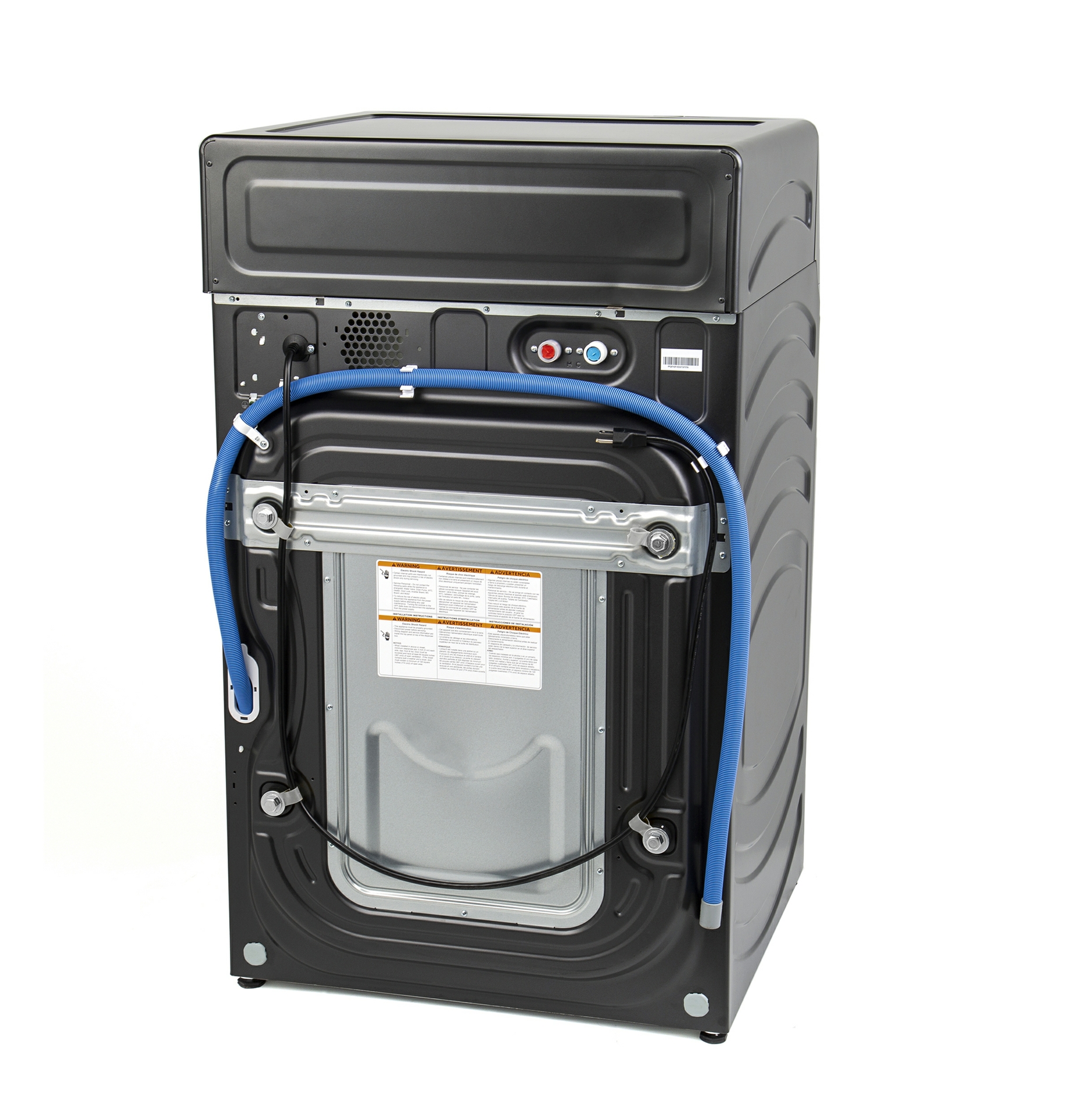 The GE Profile UltraFast Combo Ventless Technology lets owners do laundry from anywhere with a water hookup without a need for exterior venting. 