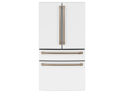 CAFÉ 4-Door French-Door Refrigerator with Dual-Dispense AutoFill Pitcher in Matte White