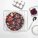 Cherry Berry Clafouti baked to perfection using the GE Profile Smart Oven.