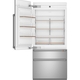 CAFÉ Integrated Bottom Freezer with interior copper detailing