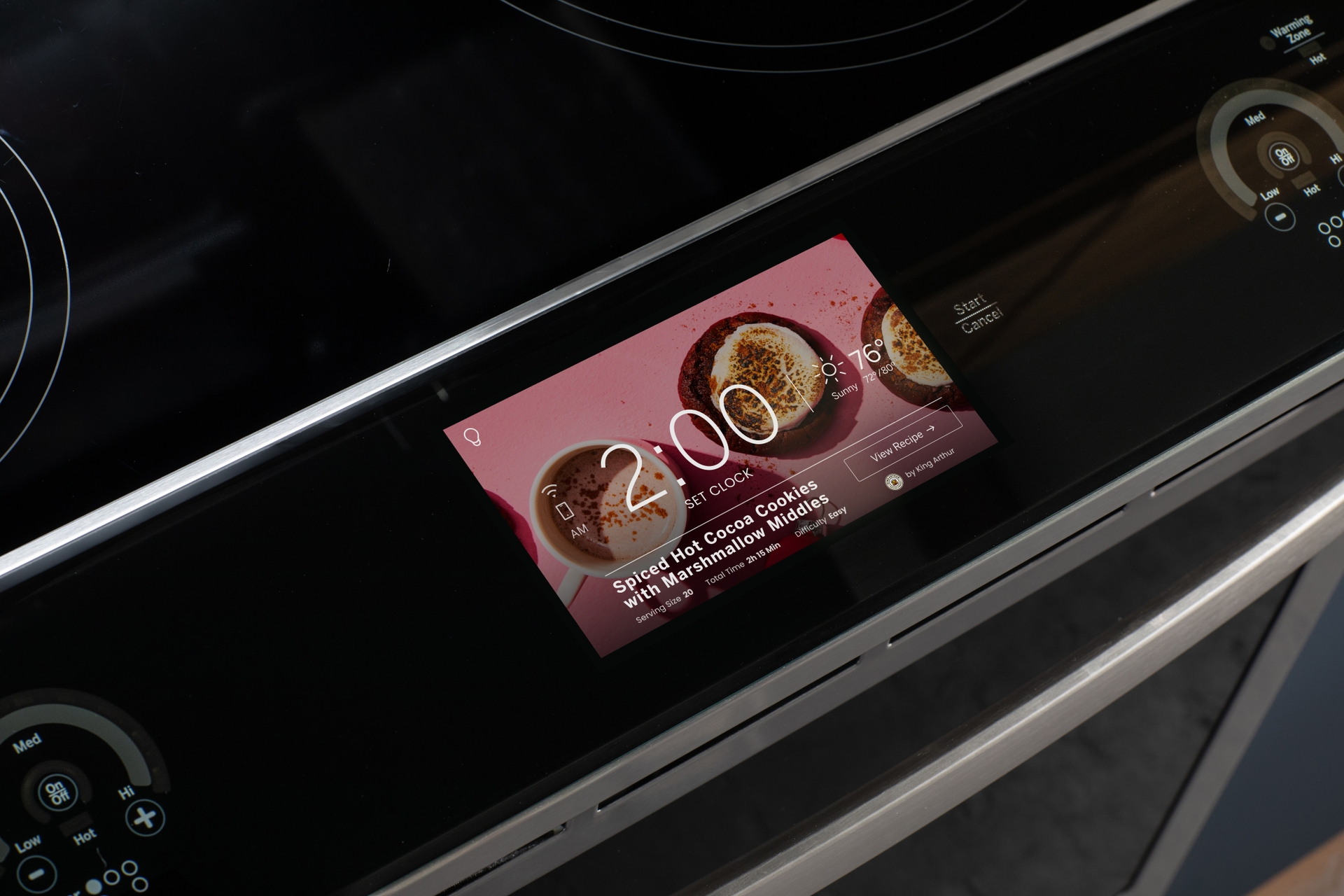 GE Profile Slide in Range with Slide Controls_King Arthur Baking Hot Cocoa Cookies