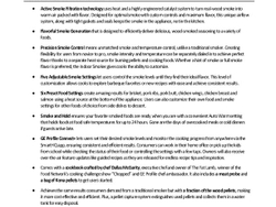 GE Profile Smart Indoor Smoker Fact Sheet
