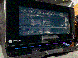 GE Profile Smart Oven Zero Preheat GIF