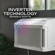 Inverter Technology, Available in the Larger Capacity Units, Senses Room Temperature and Delivers Variable Operating Speeds, Instead of Turning On and Off Like Non-Inverter ACs, Resulting in 34% Less Energy Use.  