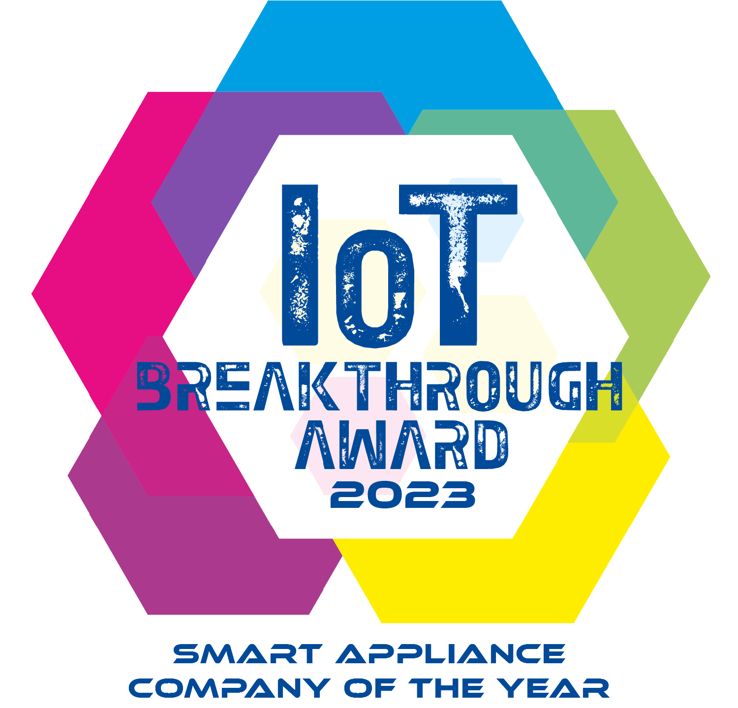 IoT Breakthrough Award Badge 2023 -- Smart Appliance Company of the Year