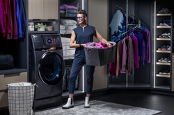 With a class-leading 4.8-cu.-ft. capacity, the GE Profile UltraFast Combo can clean a king-size comforter and a full set of bedding in a single load