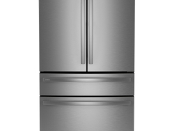 The GE Profile 4-Door French Door Refrigerator with Dual-Dispense AutoFill Pitcher enhances line-up with smart technology and a sleek exterior.
