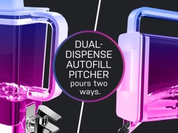 The Dual-Dispense AutoFill Pitcher gives users the convenience of accessing water in two different ways.