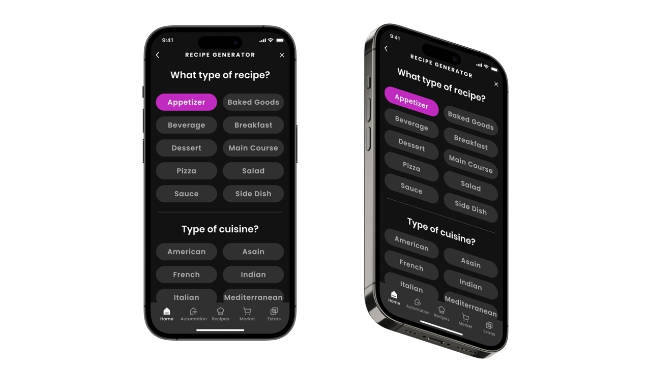 Using Flavorly AI, consumers can simply select a recipe category and type of cuisine, then input available ingredients and include any dietary preferences.