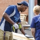 GE Appliances Employees Participate in a Build-a-Bed Volunteer Project. 