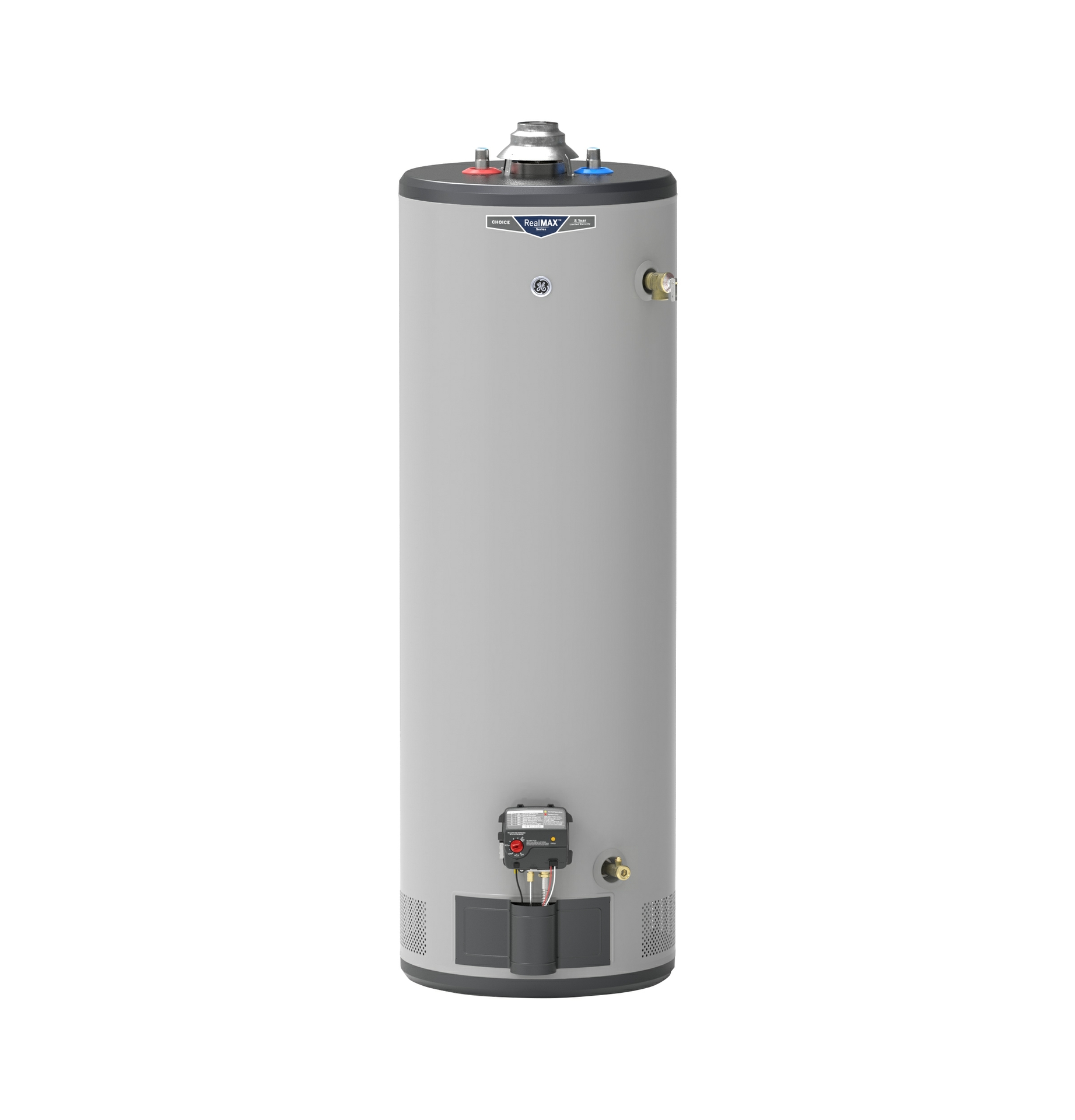 GE Appliances expands its atmospheric offering to include RealMAX 40-Gallon Tall Natural Gas Ultra Low-Nox Atmospheric Water Heater