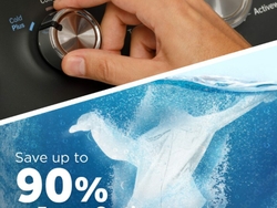 With the new line-up of top load machines that optimize cold water washing, owners can save up to 90% on energy cost