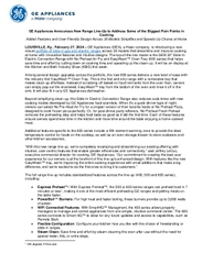GE Appliances Drives Efficiencies _ Connectivity Across its New Range Line-Up