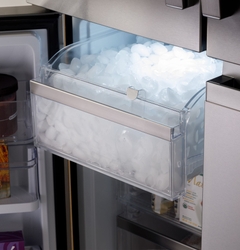 GE Profile Quad-Door Refrigerator with Dual-Dispense AutoFill Pitcher Holds Up To 12.5 Pounds of Filtered Ice 