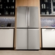 GE Profile 28 Cu. Ft. Smart Fingerprint Resistant Quad-Door Refrigerator with Dual-Dispense AutoFill Pitcher, Now Available in Counter-Depth