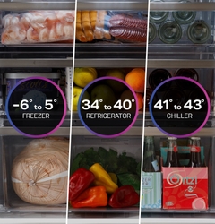 GE Profile 28 Cu. Ft. Smart Fingerprint Resistant Quad-Door Refrigerator with Dual-Dispense AutoFill Pitcher Convertible Zone