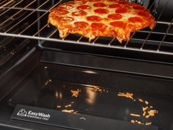 The first and only range with a removable tray that makes clean up effortless