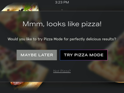 Cookcam AI In-Oven Camera Capabilities on Select GE Profile Wall Ovens - Pizza Mode