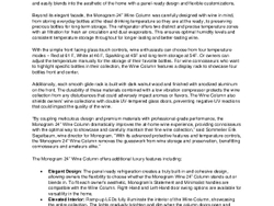 Monogram Wine Column Press Release