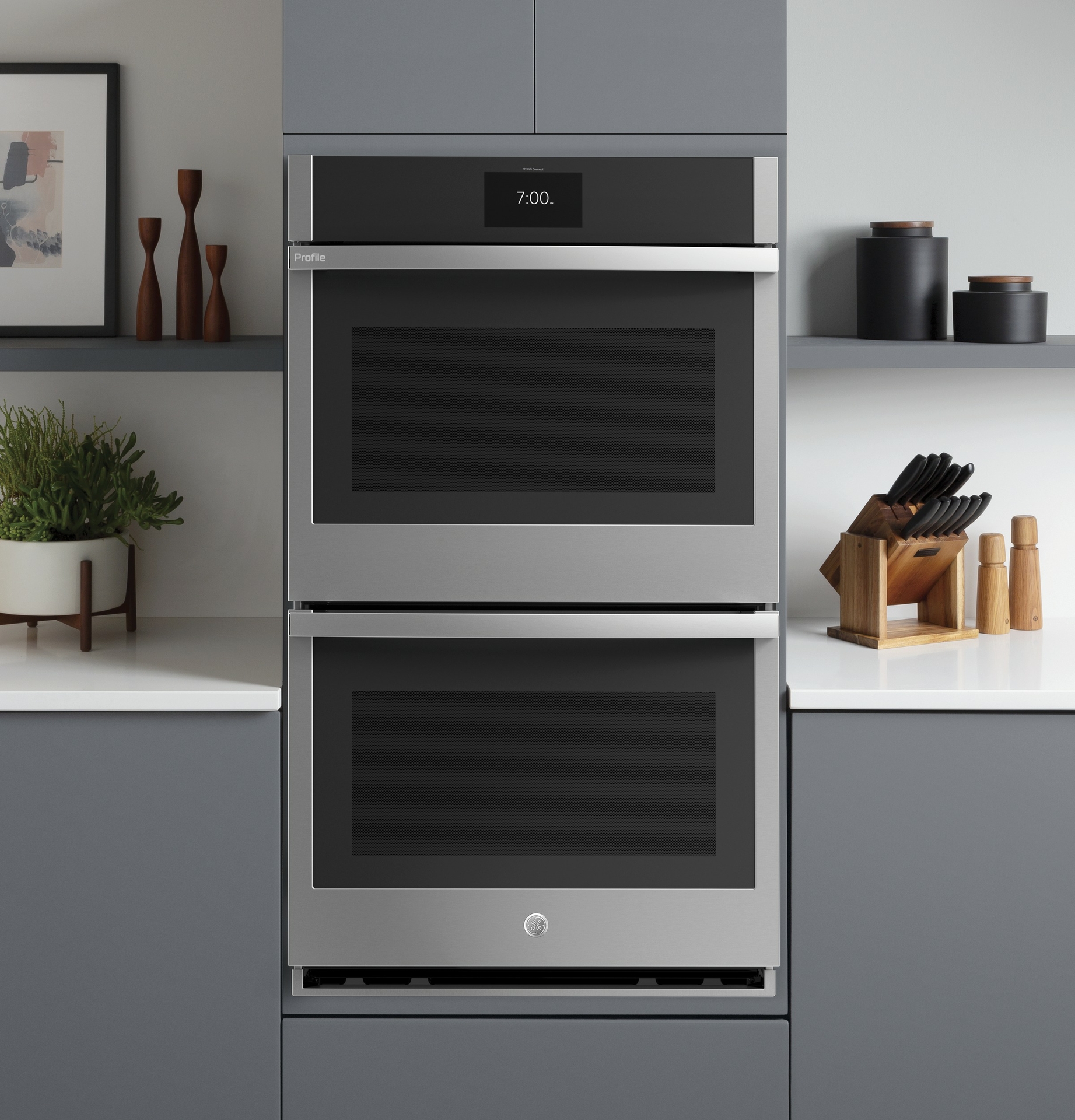 For Select Dual Wall Ovens  Cookcam AI is Available for the Top Oven