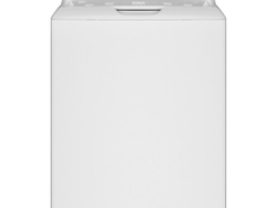 GE Appliances new top load washing machine with black background GE Appliances new top load washing machine with black background